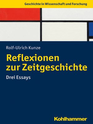 cover image of Reflexionen zur Zeitgeschichte